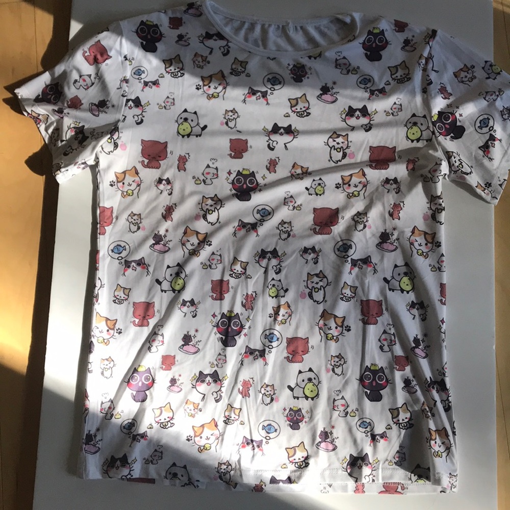 Oversized Cat shirt